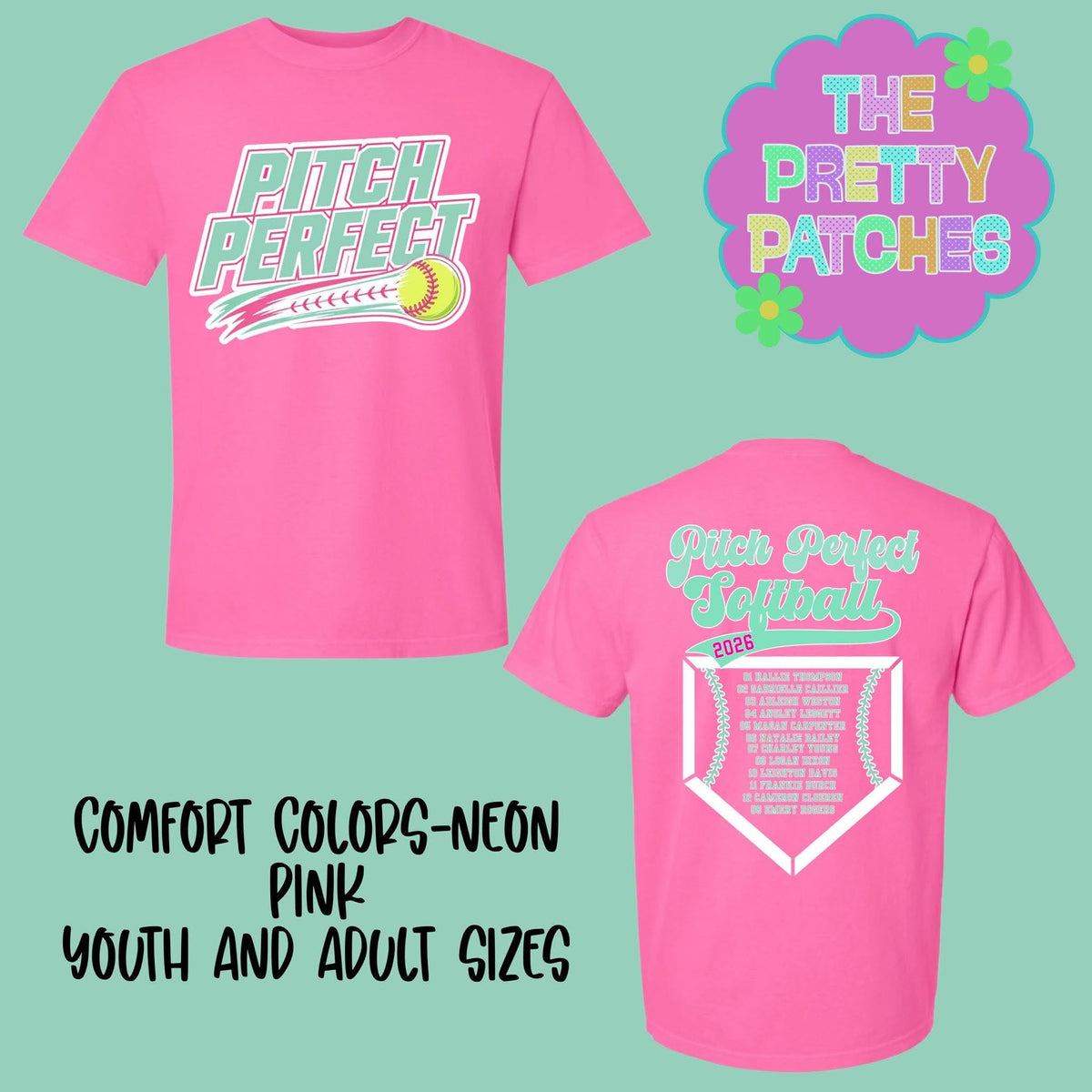 PITCH PERFECT FALL 2026 TEAM SHIRTS (COLOR COMFORT)- FULL FRONT AND BACK IMAGES 090526KRV