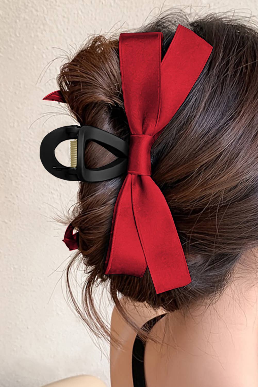 Bow Decor Large Hair Claw Clip SPE350