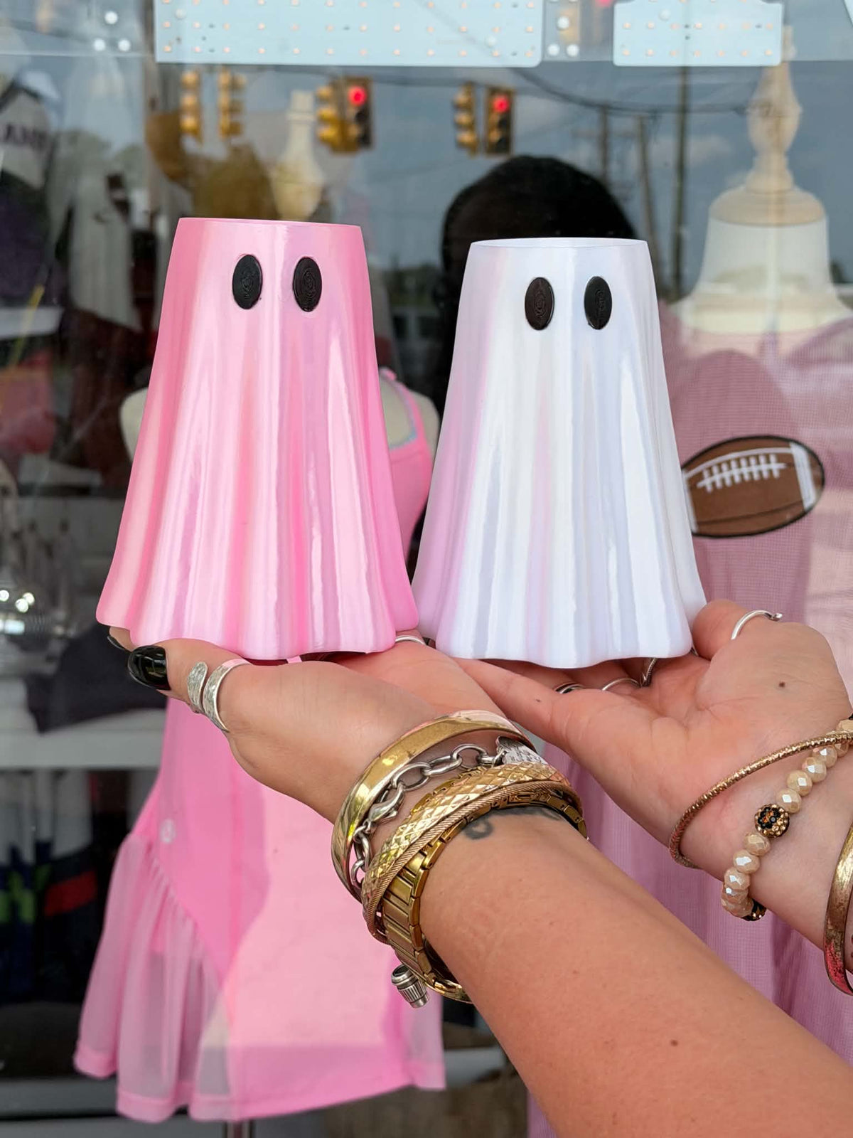 PINK OR WHITE SLIM CAN GHOST KOOZIE 092426MM