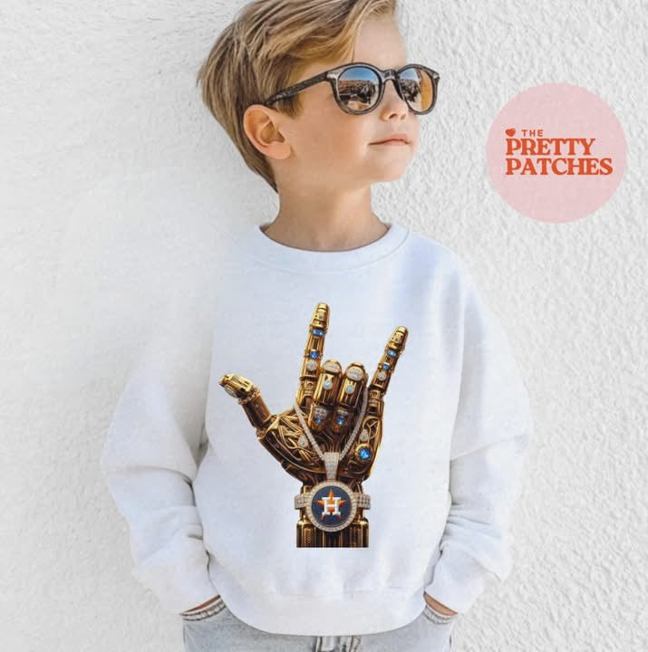 ASTROS BOYS DRIP-NECKLACE BLING- T SHIRT- (GILDAN/LAT)