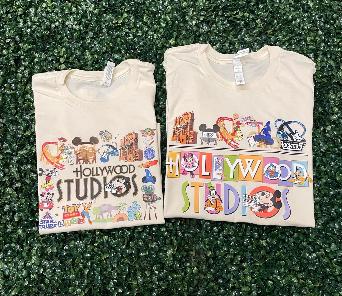 Hollywood studios "BLACK FONT" T-SHIRT