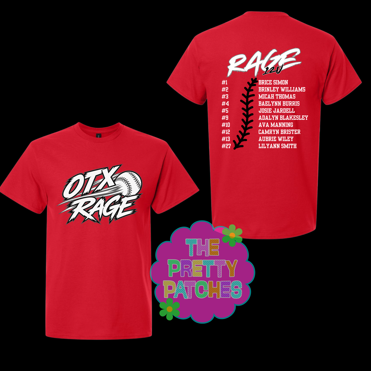 OTX RAGE TEAM FALL 2026 SHIRTS (GILDAN)- FULL FRONT AND BACK IMAGES 091526KB (CUSTOMERS NEED BY 10.1.26 KRV)