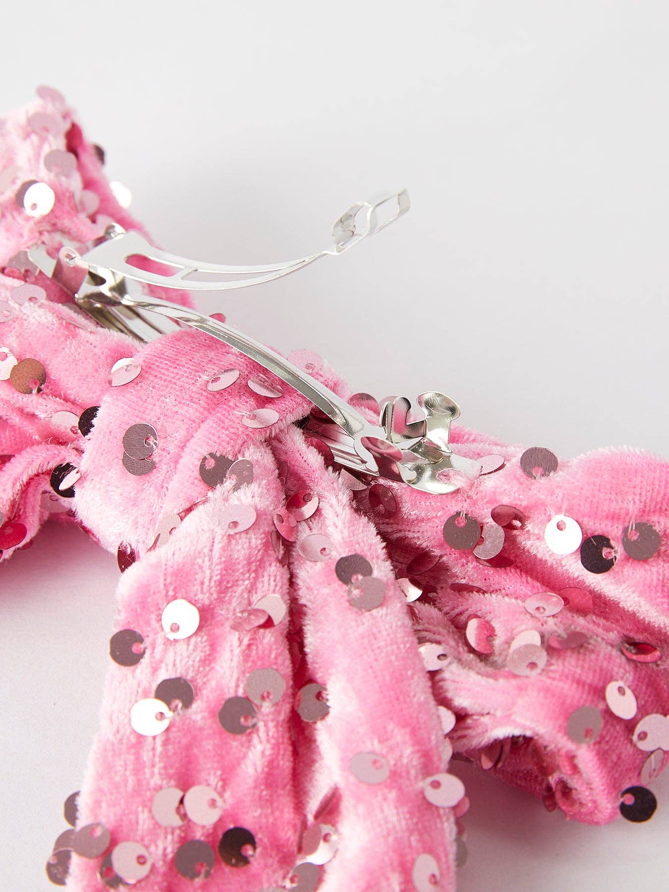 Girls Sequin Bow Hair Clip ACG567