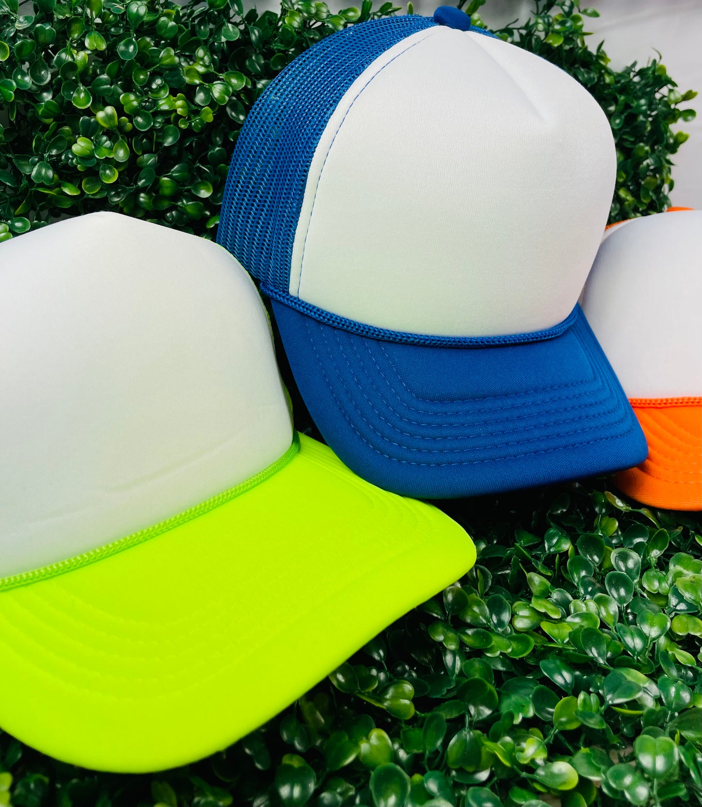 Youth Size Foam Solid Two Tone Trucker Hat LRWC