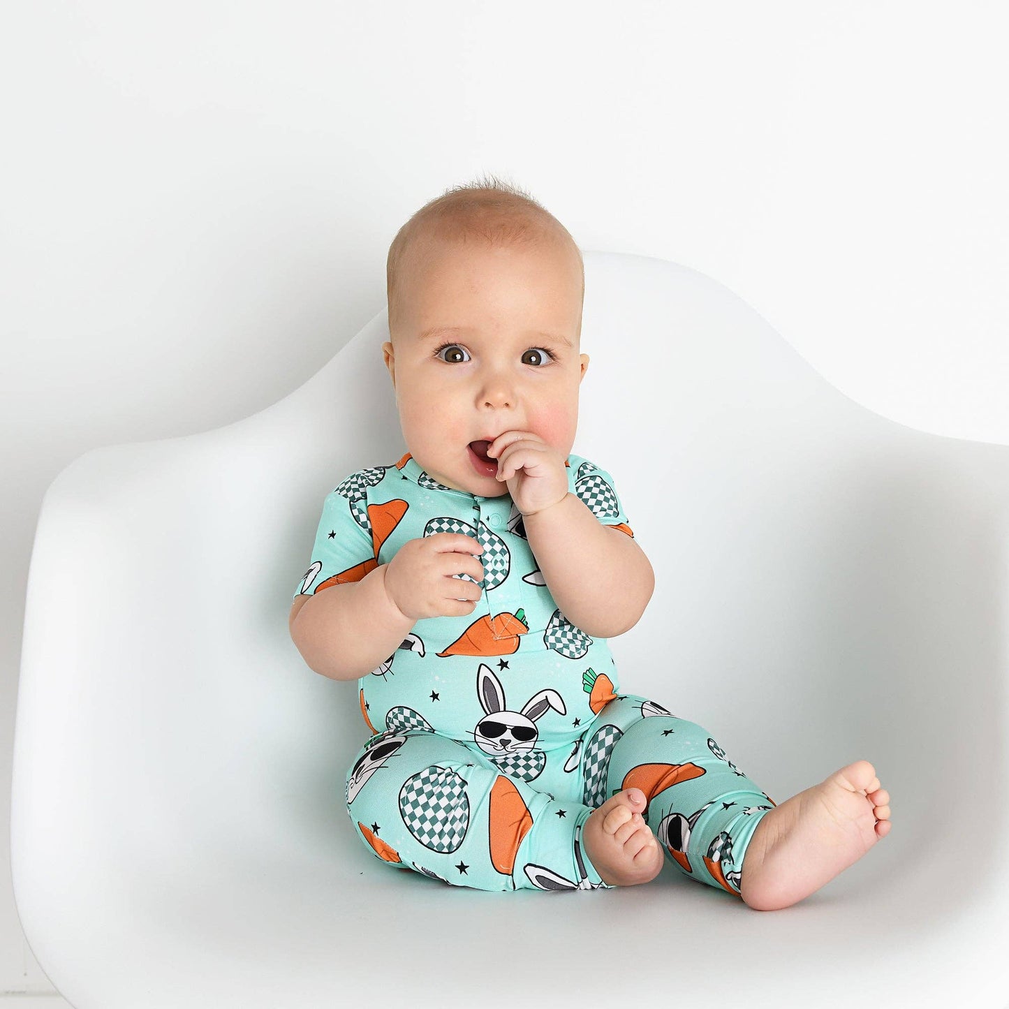 Bamboo Romper Boys Clothing Summer Baby Henley Peter 1459