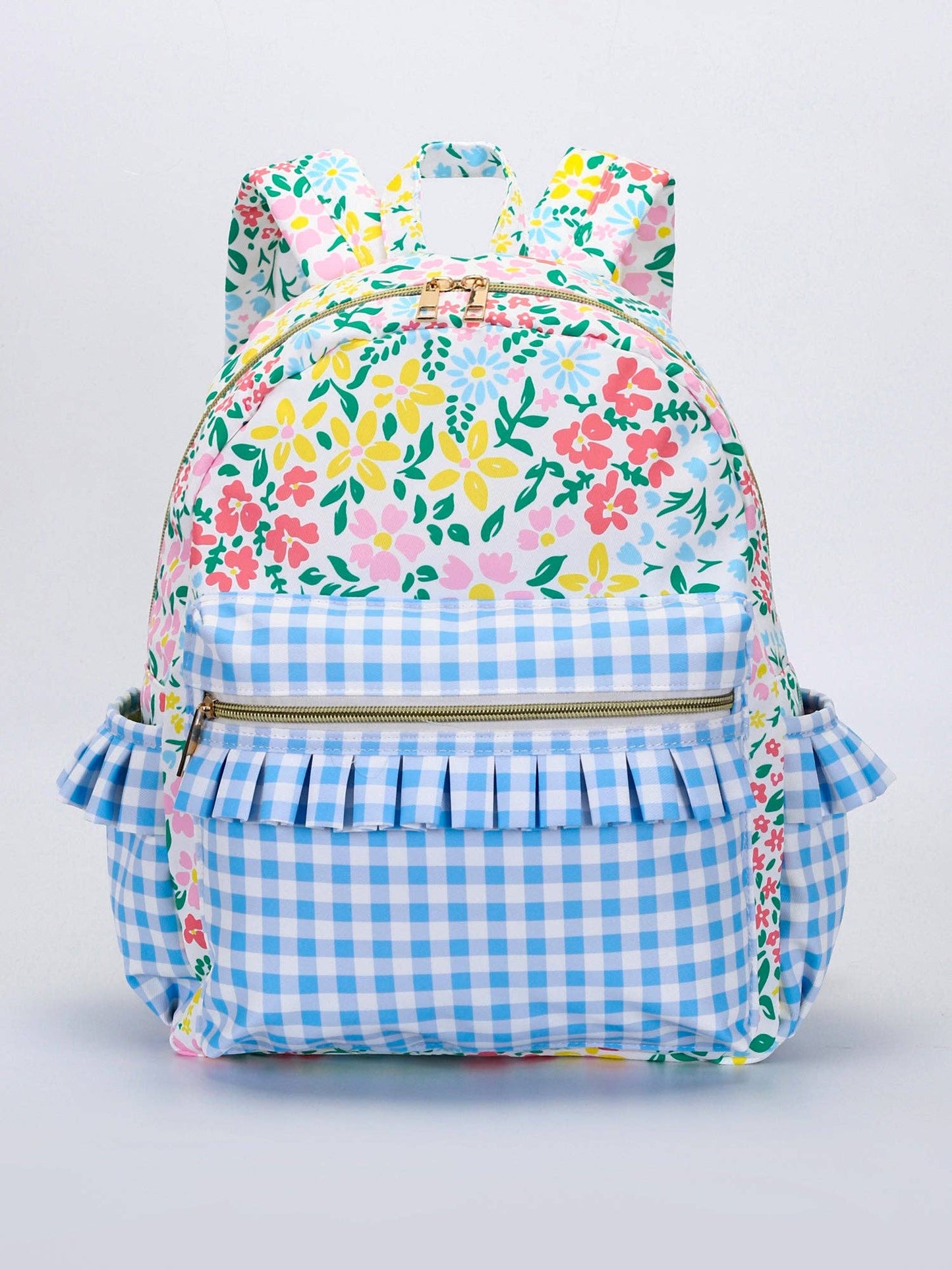 Yellow Flower Kids Ruffle Backpack  BA0097