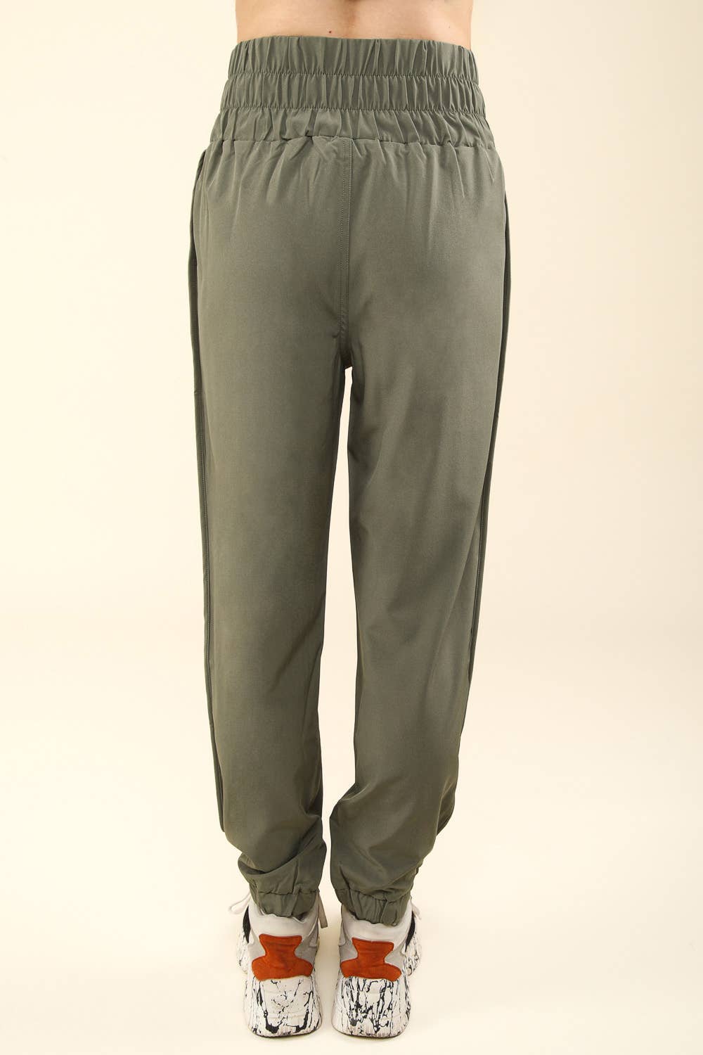High Waisted Cargo Active Joggers w/ Pockets NP70063