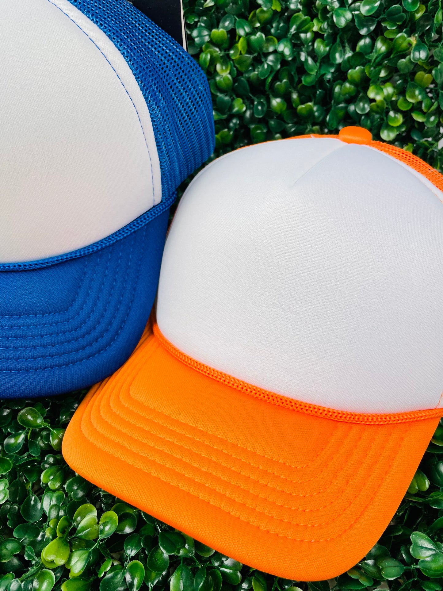Youth Size Foam Solid Two Tone Trucker Hat LRWC