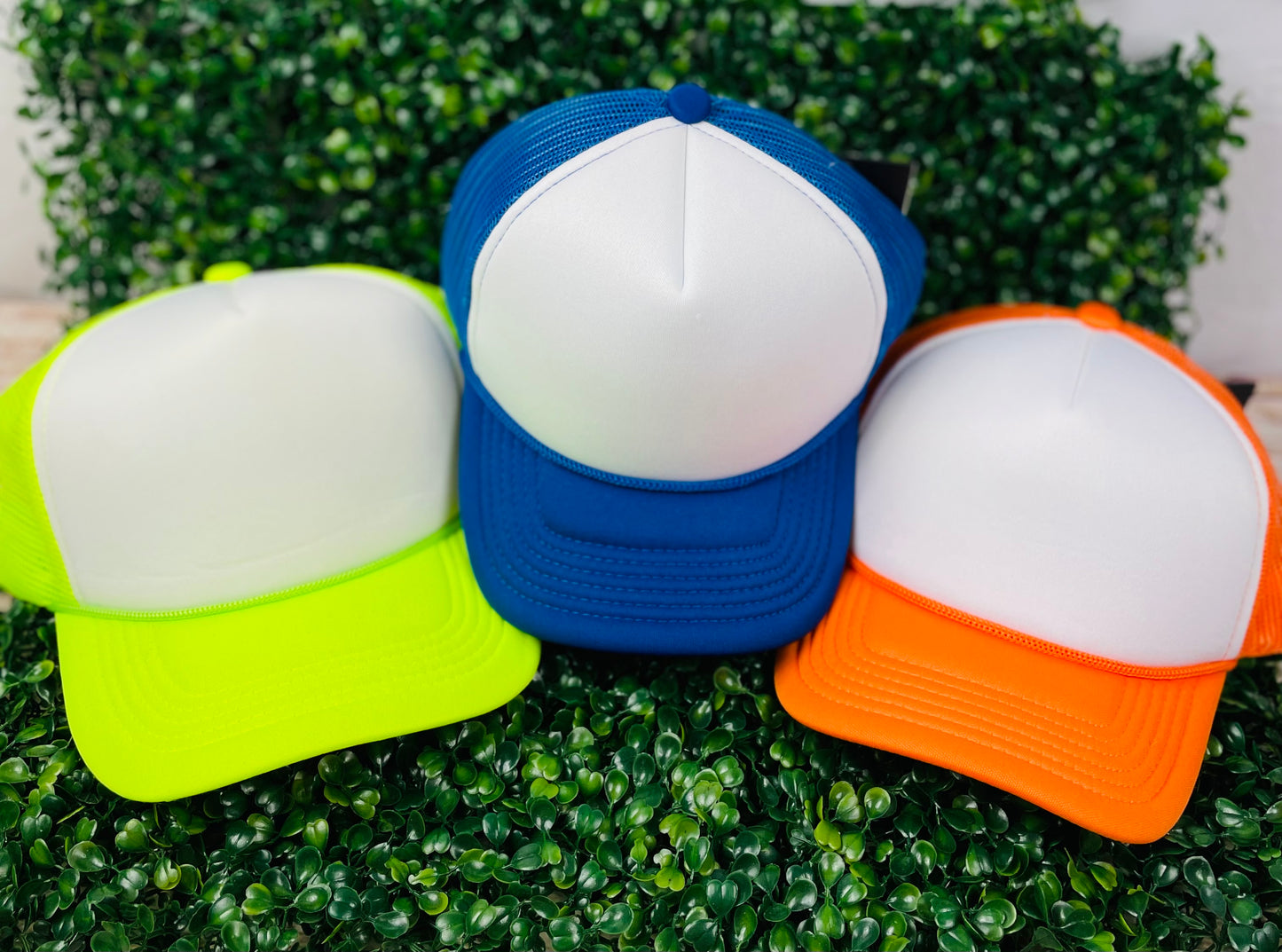 Youth Size Foam Solid Two Tone Trucker Hat LRWC