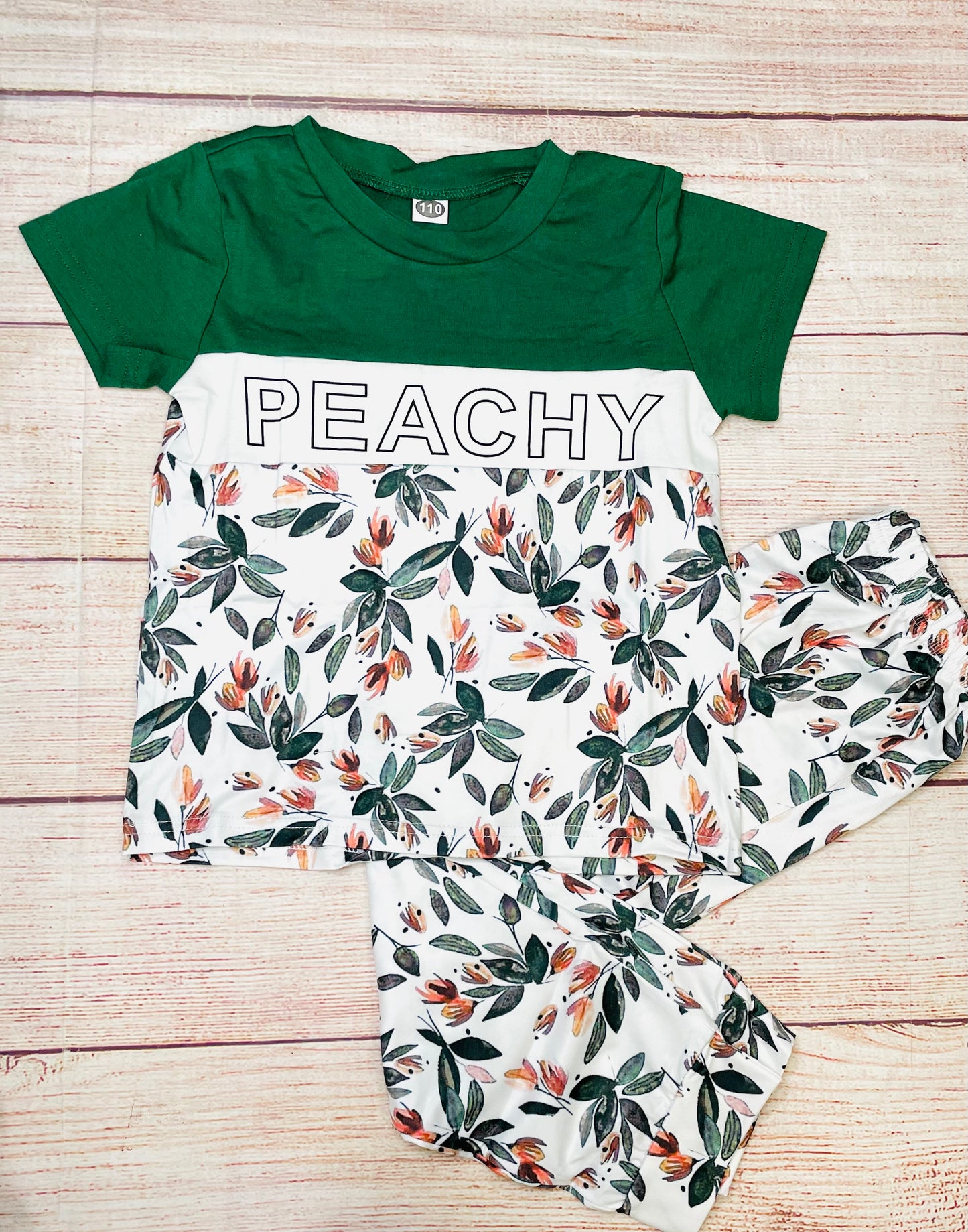 Peachy Girl’s Floral Set PG678