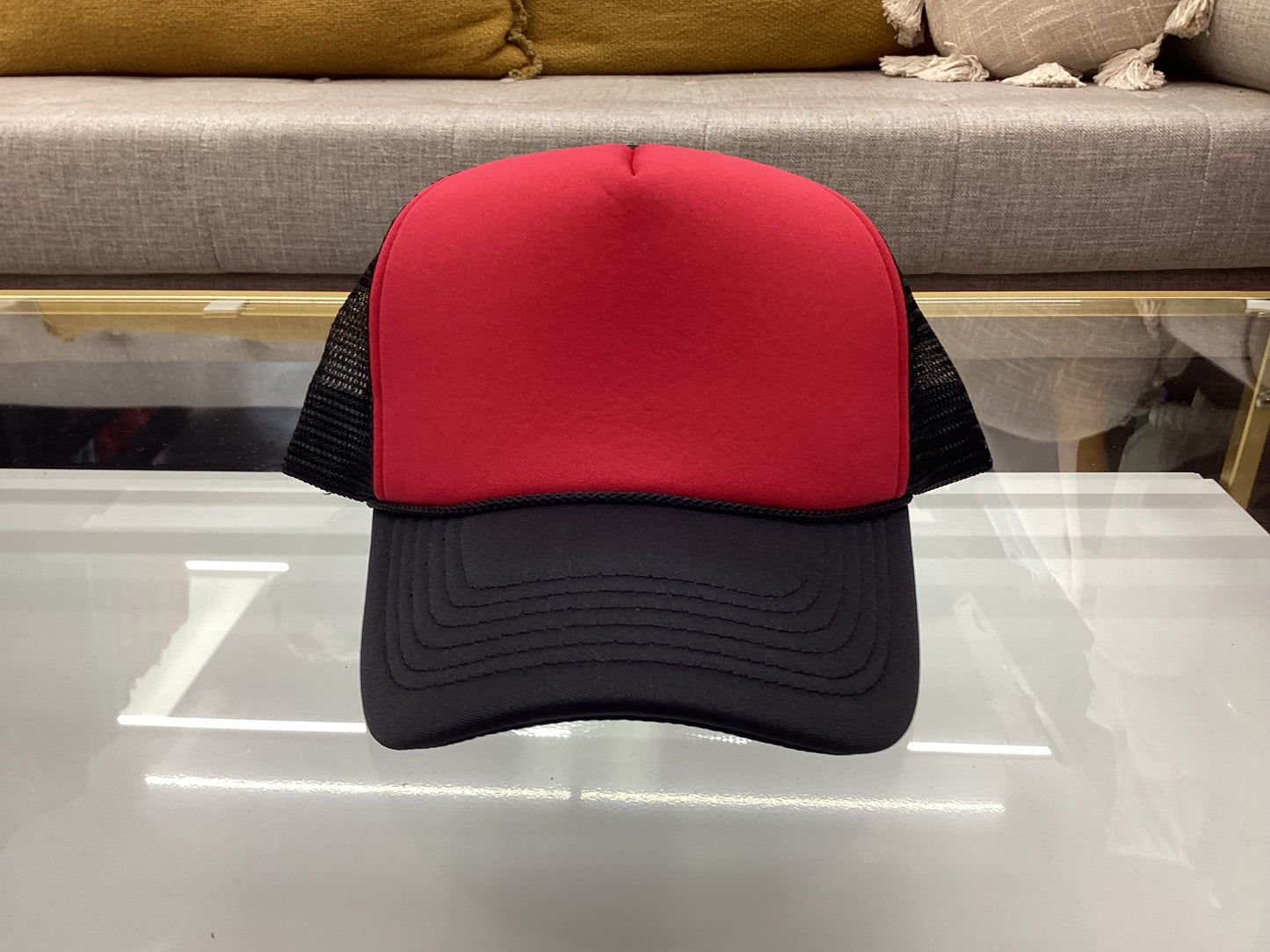 Black and Red Baseball Cap