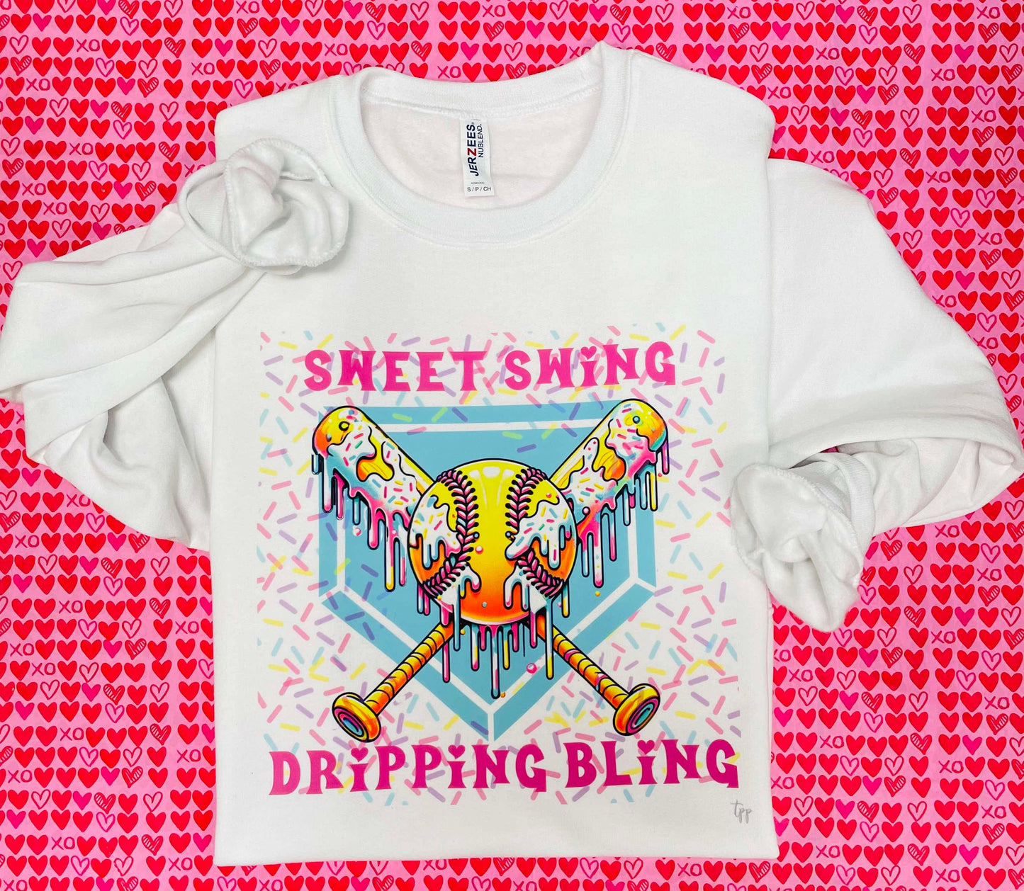 Sweet swing dripping bling T SHIRT - (Gildan)