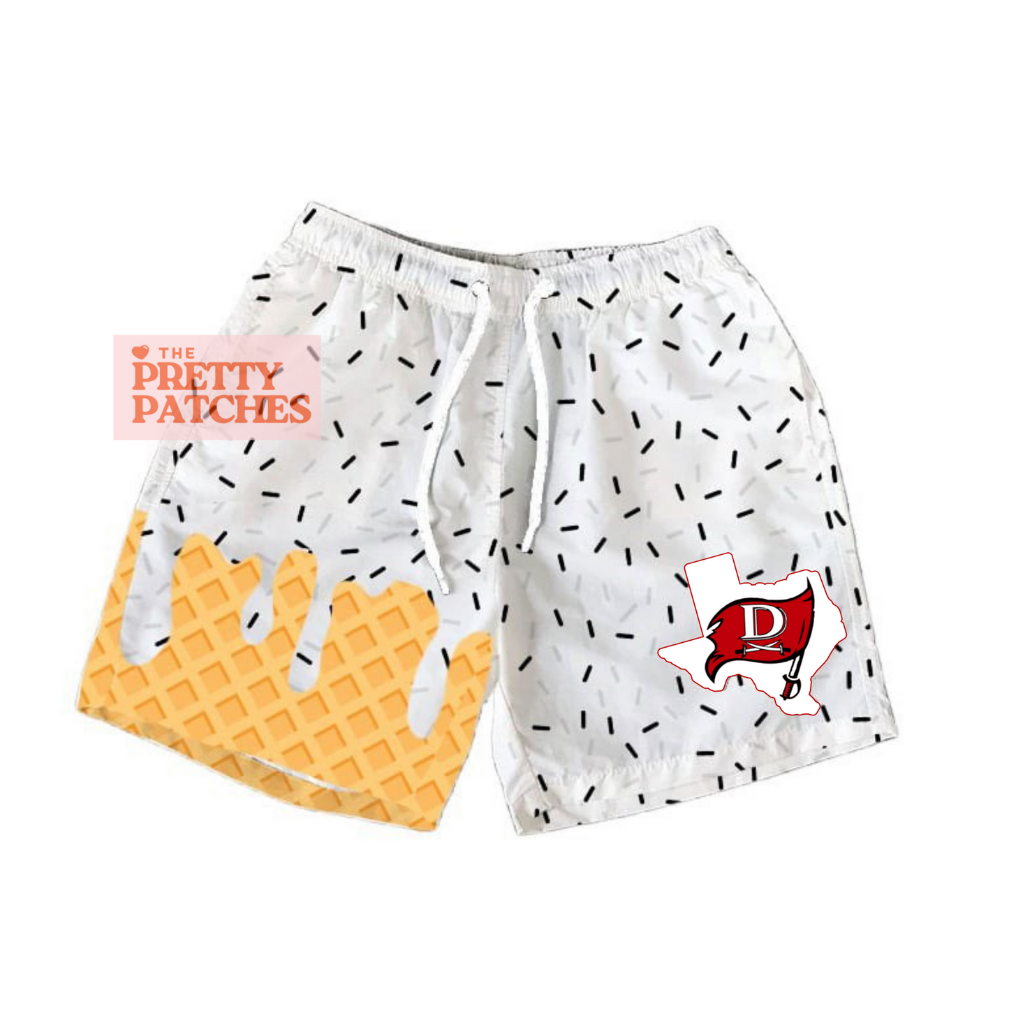 Drip Shorts DEWEYVILLE PIRATES (ADULT) - PRE ORDER