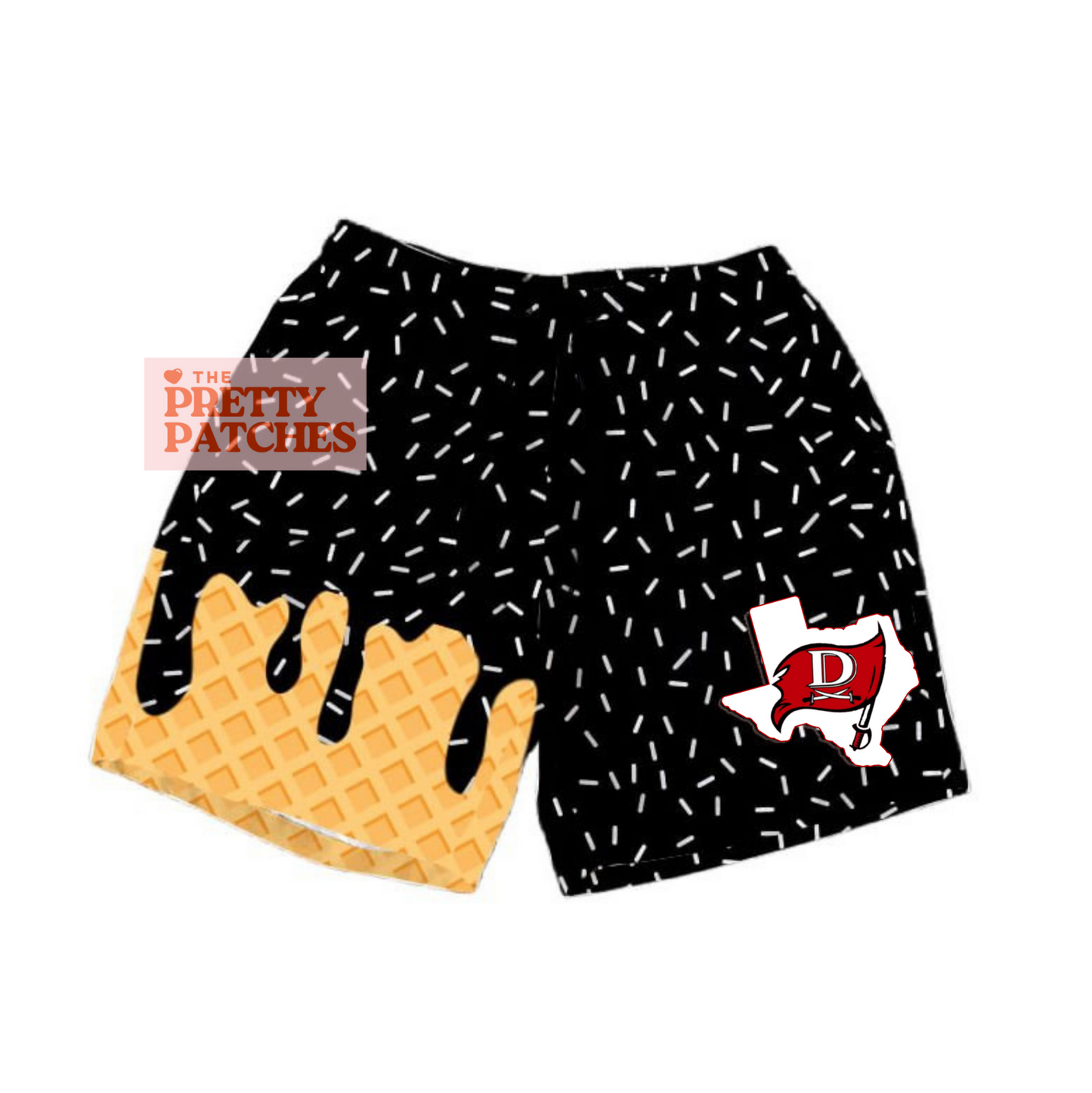 Drip Shorts DEWEYVILLE PIRATES (ADULT) - PRE ORDER
