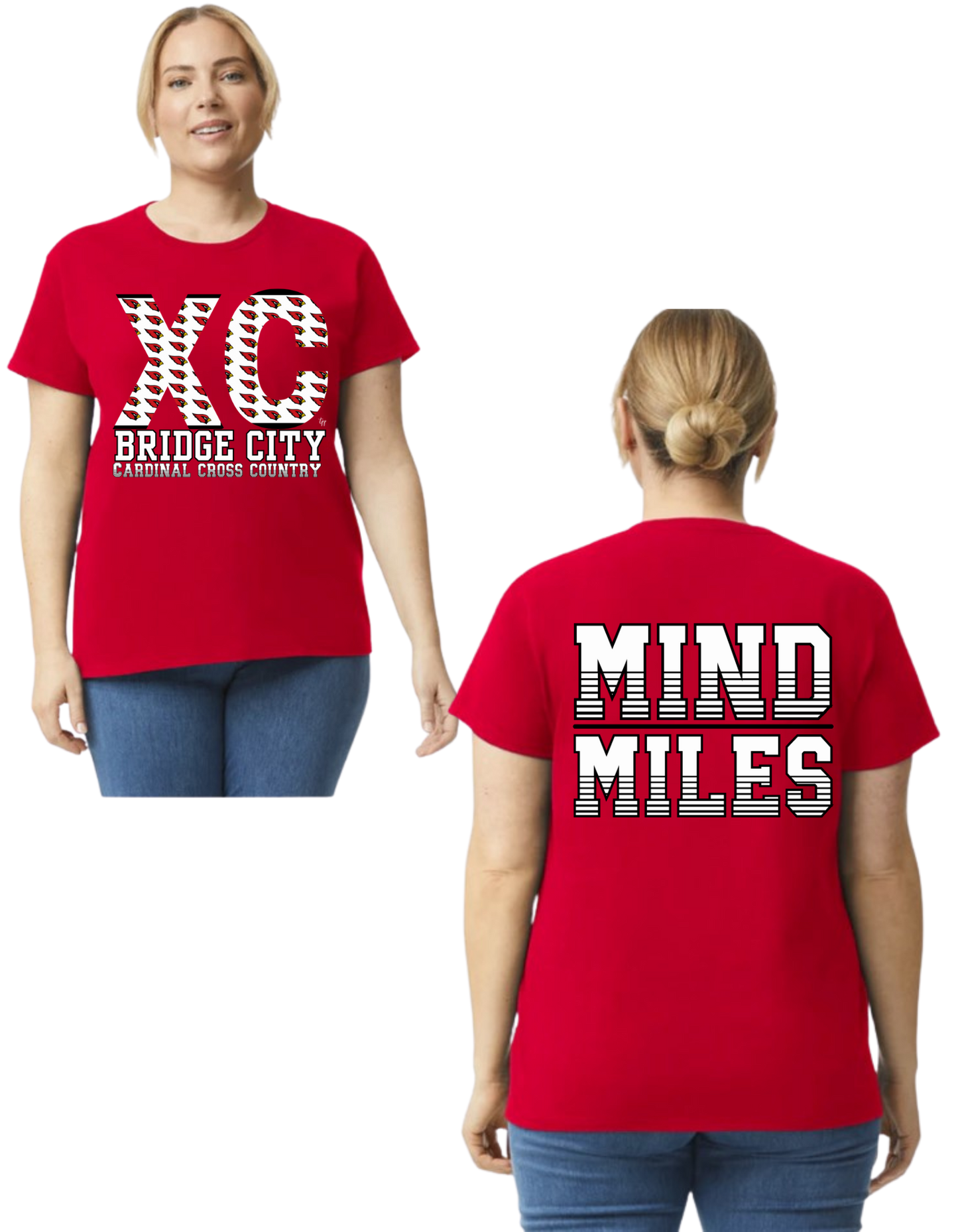 XC BRIDGE CITY CARDINALS CROSS COUNTRY TEE