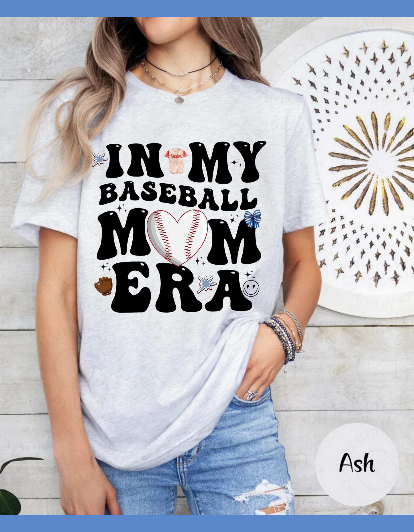 In My baseball mom era - T shirt GILDAN