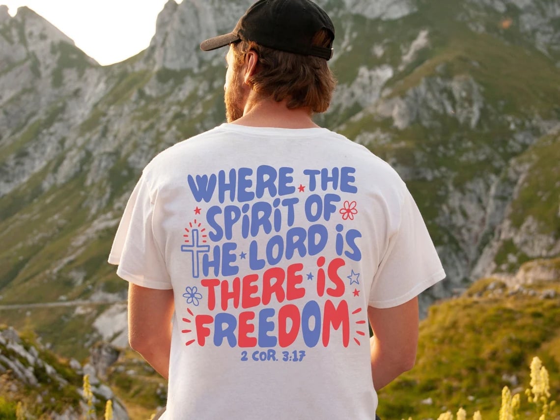 ..There is Freedom - T SHIRT - (Jerzee/Gildan)