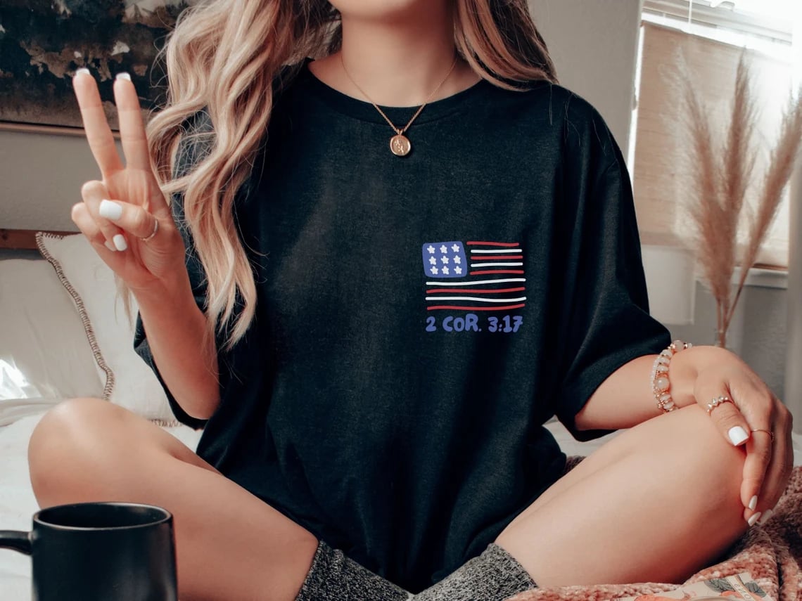 ..There is Freedom - T SHIRT - (Jerzee/Gildan)