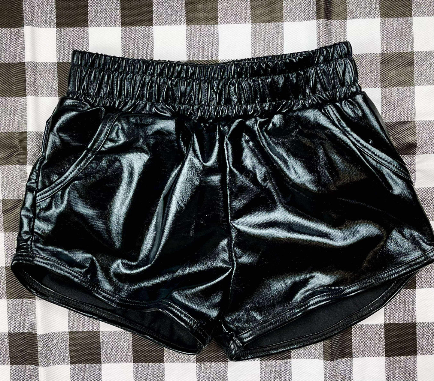 Metallic Game Day Shorts