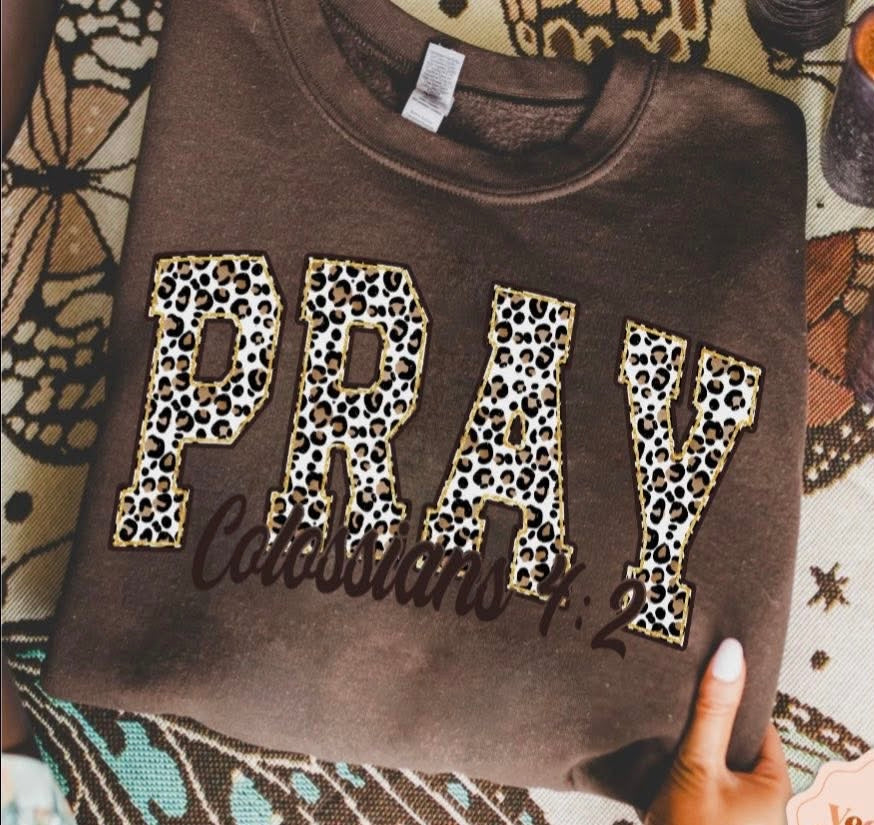 Cheetah Verses: Pray - T SHIRT - (Jerzee/Gildan)