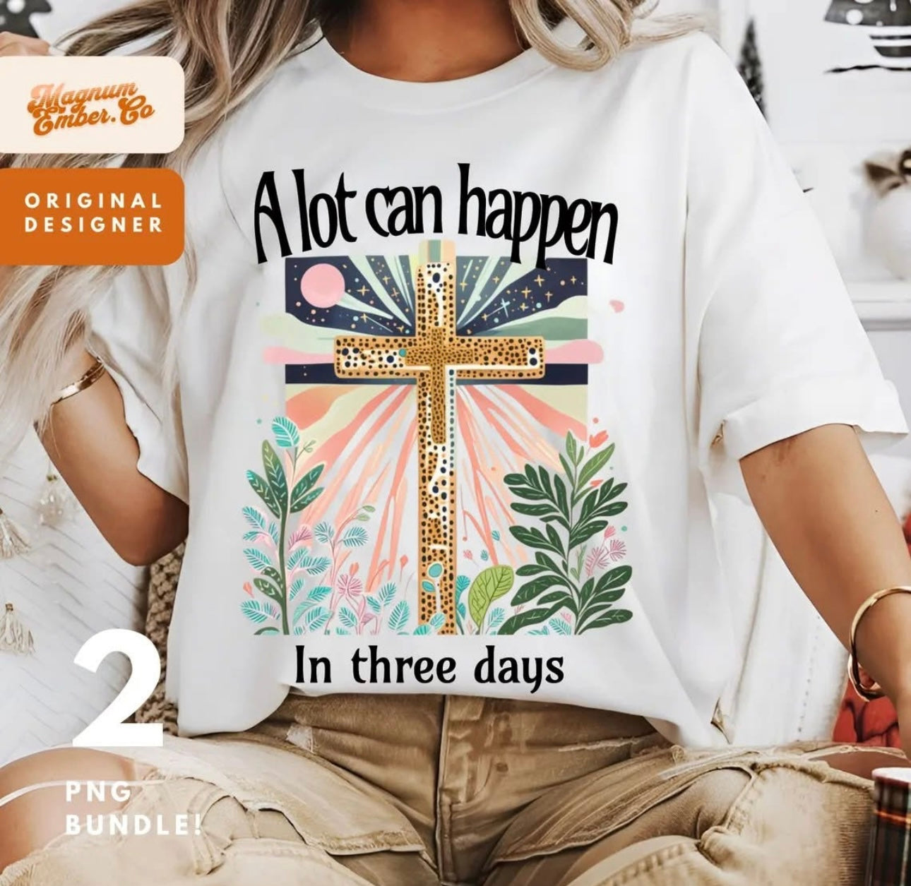 A lot can happen in 3 days - T SHIRT- (Gildan)