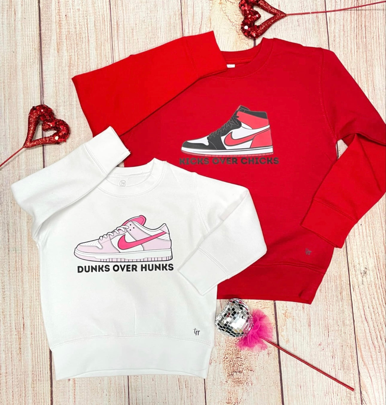 Kicks Over Chicks - Nike High Tops - SWEATSHIRT