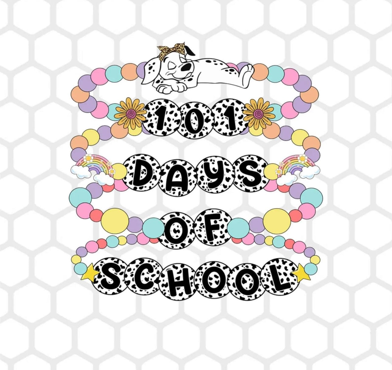 101 Days of School - Bracelets - LONG SLEEVE - (Gildan)