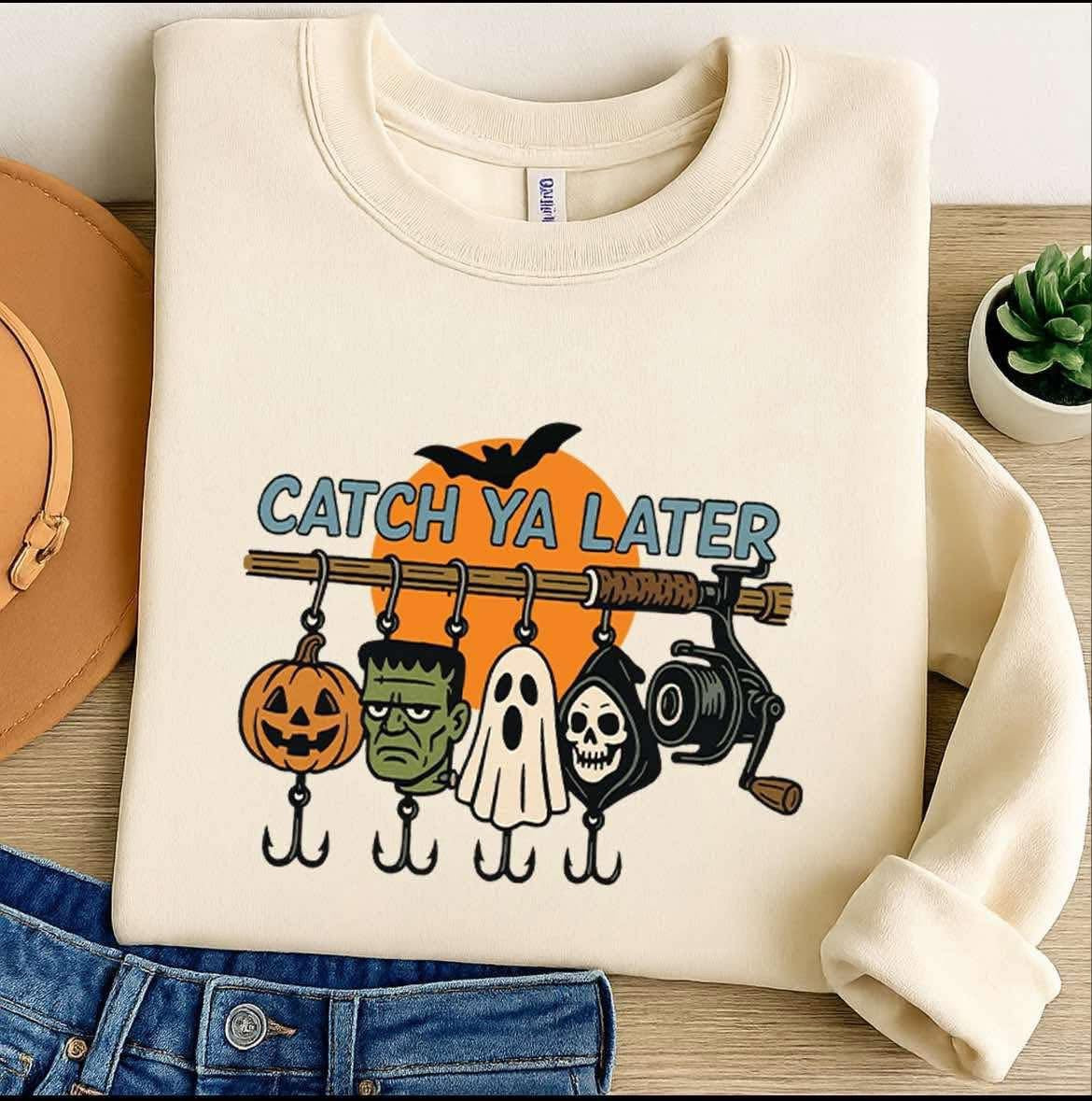 Halloween Catch Ya Later - t-shirt (Bella)