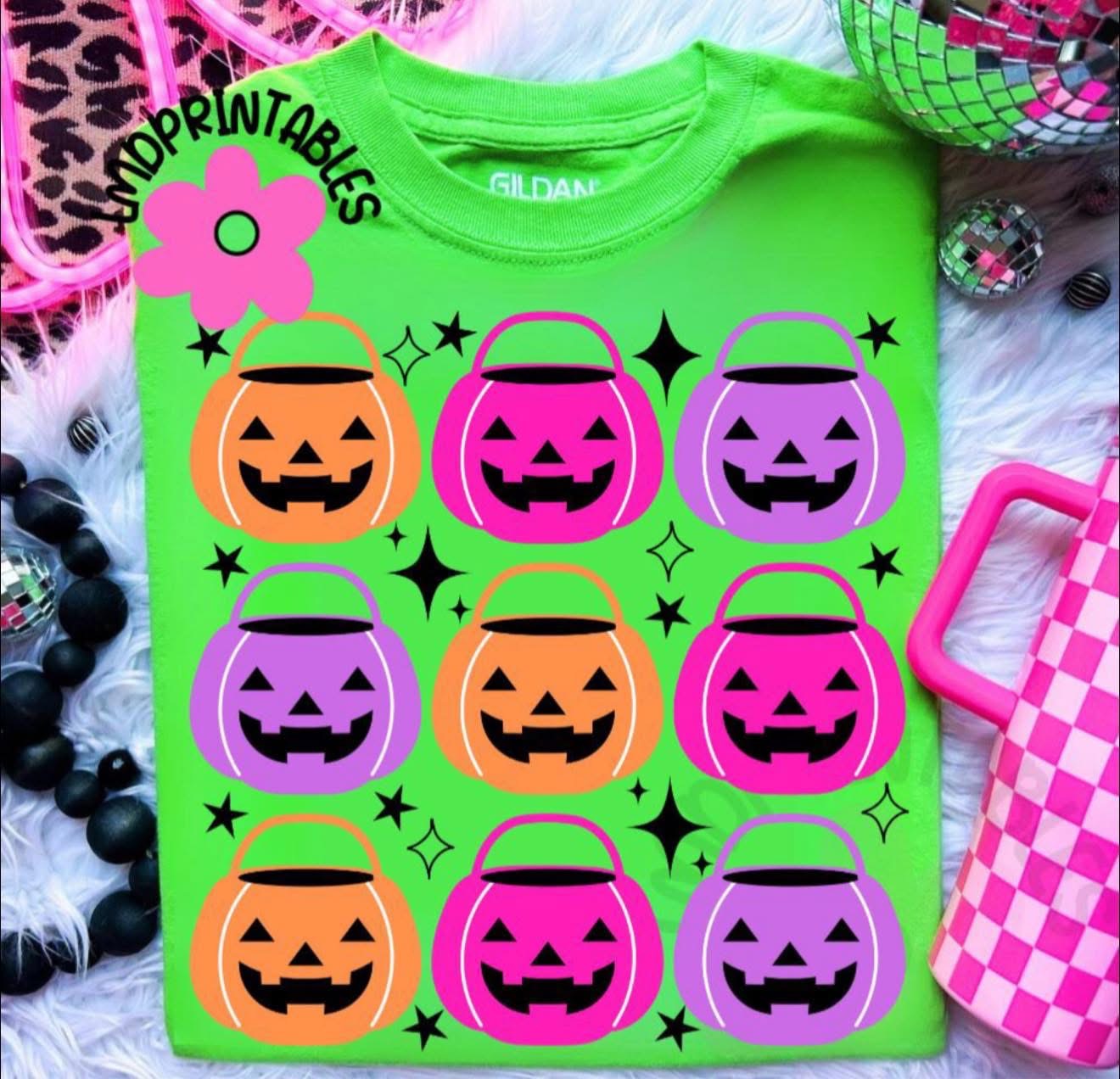 Halloween Buckets - T SHIRT - (Comfort Color)