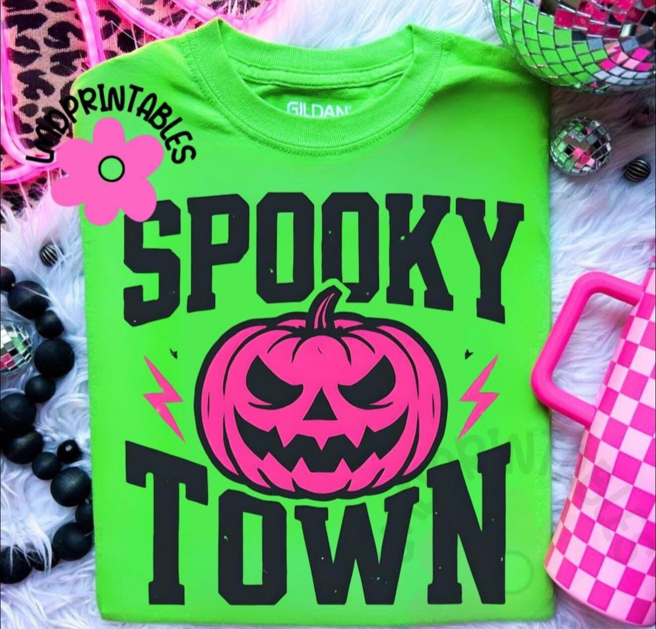 Spooky Town Halloween - T SHIRT - (Bella)