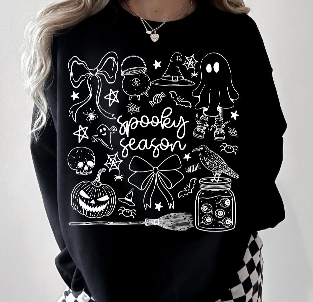 Spooky Halloween Collage - T SHIRT - (Bella) ADULT SIZING