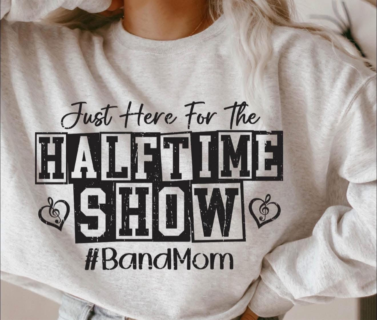 Halftime Show #BandMom - T SHIRT - (Jerzee/Gildan)