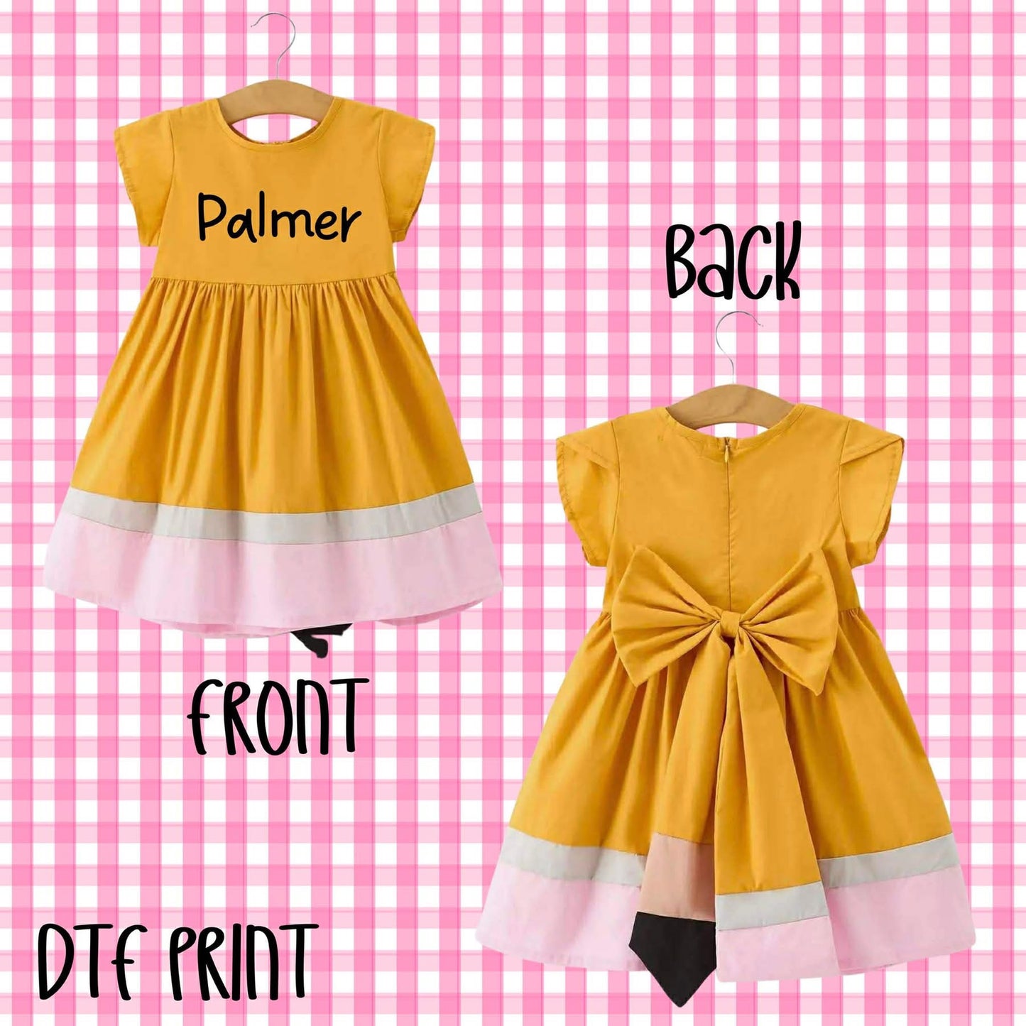 PENCIL BOW DRESS (in store)052726kc