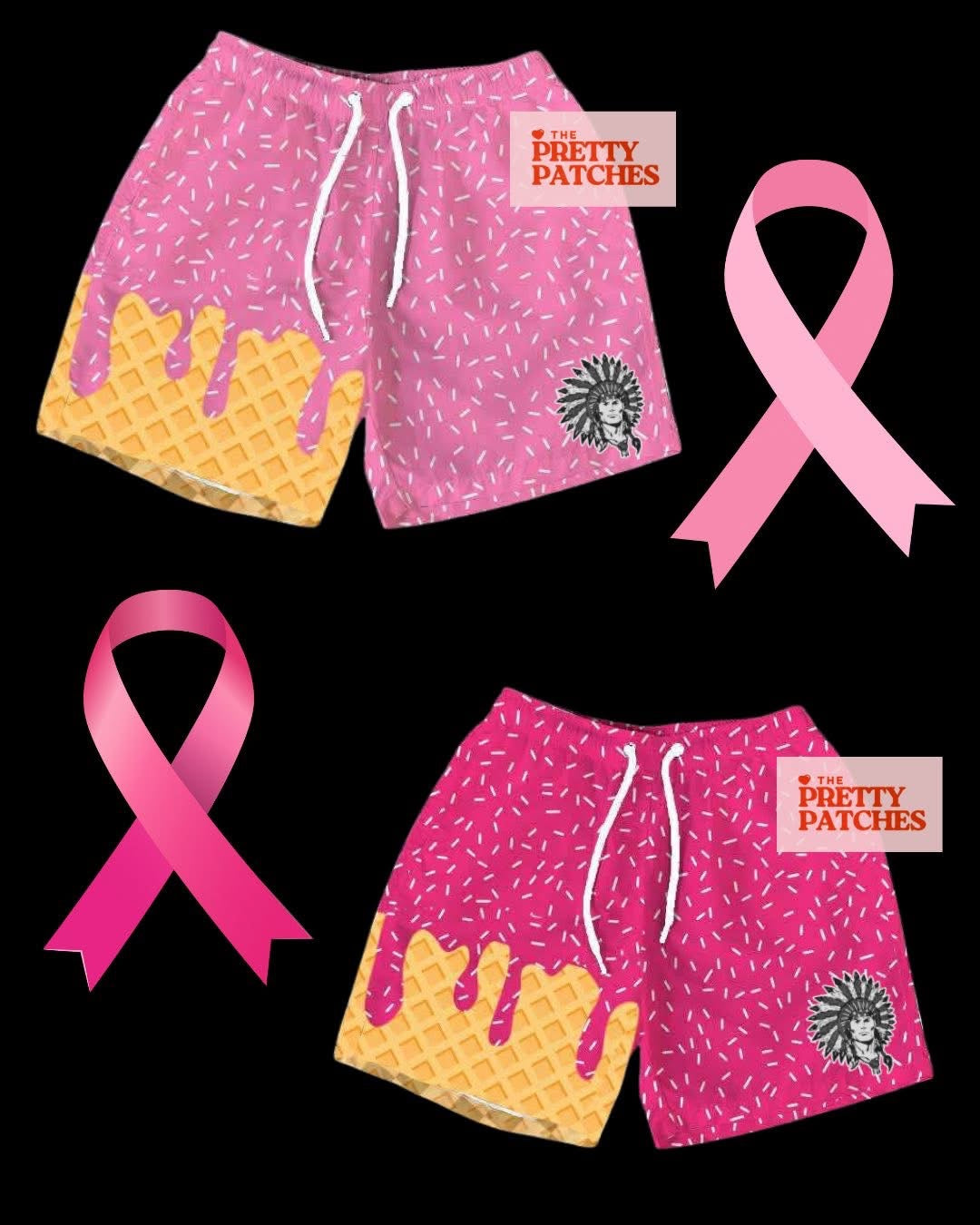 PINK OUT PNG Shorts (YOUTH) - PRE ORDER