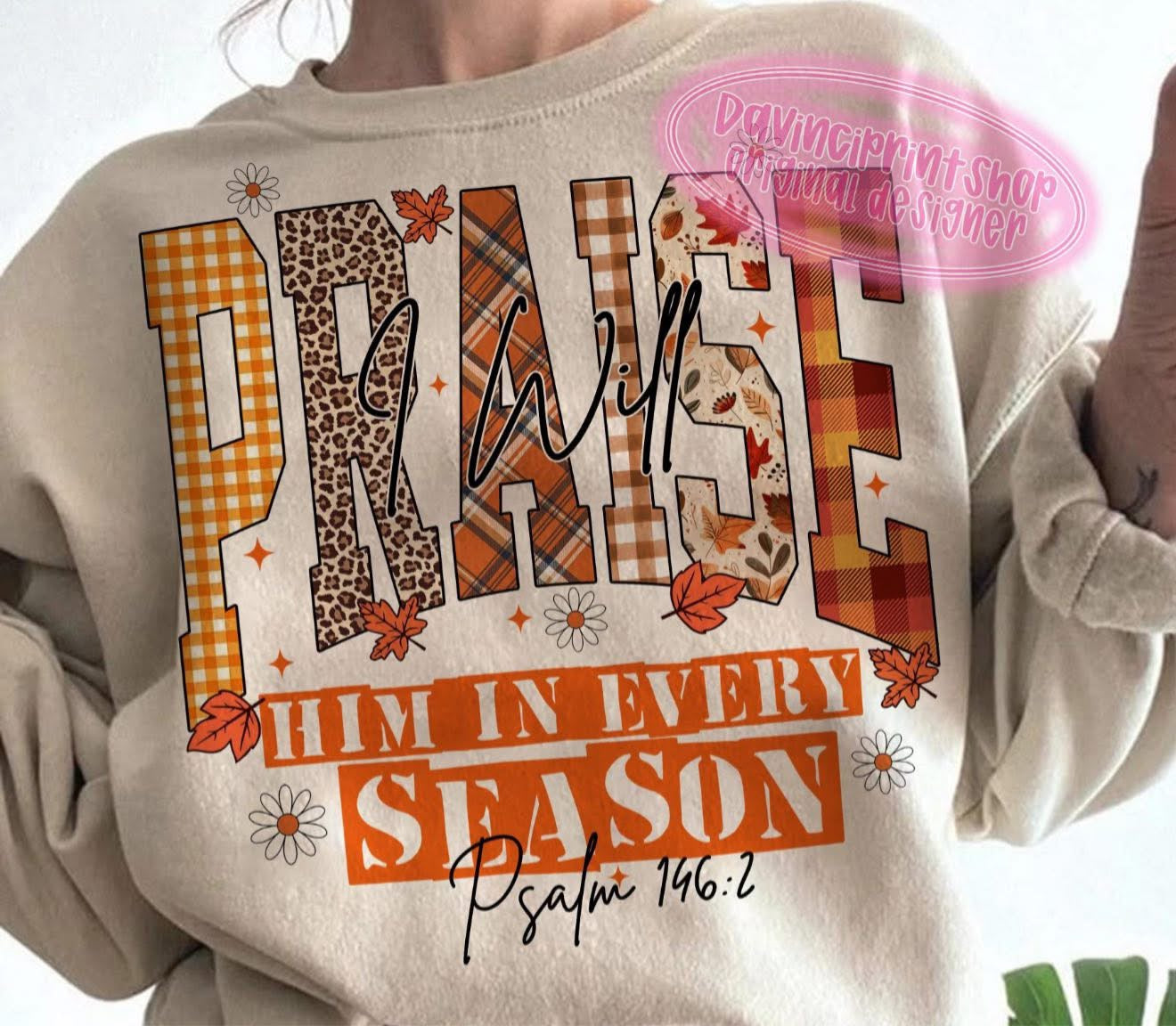 Praise Him in Every Season - T SHIRT - (Comfort Color)