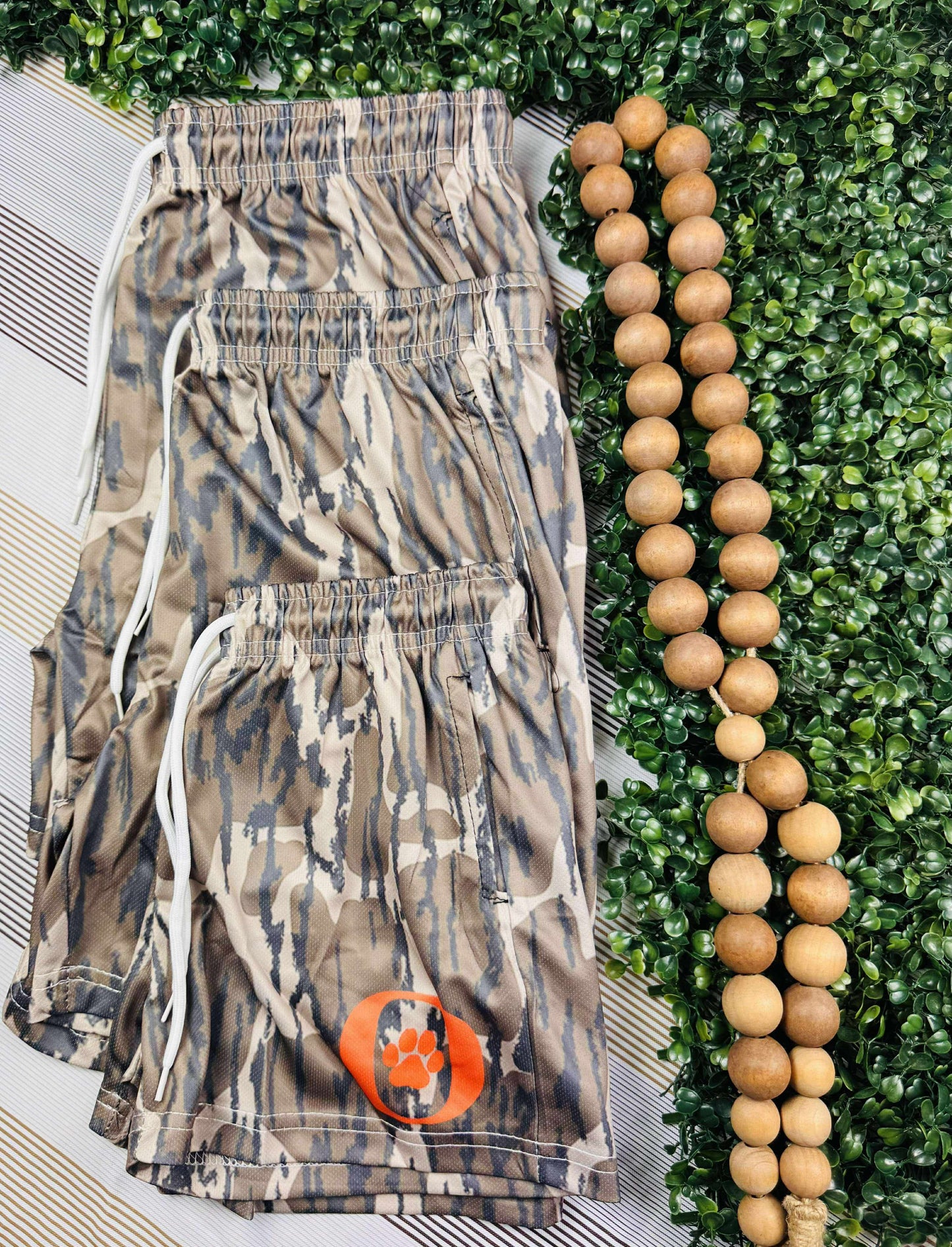 Orangefield Bobcats Tree Bark Shorts - IN STORE - TBOB