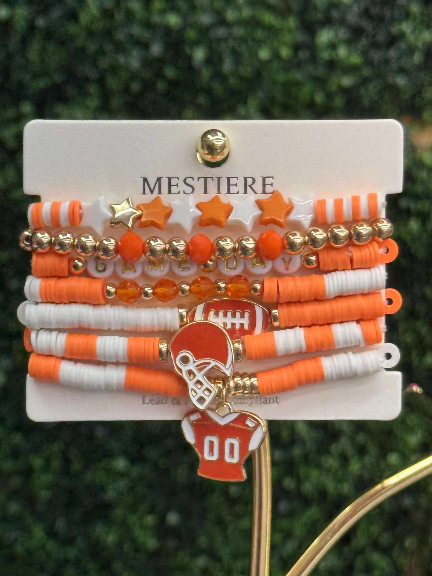 Gameday Set of 7 Football Stretch Bracelets — In Store — GDRW