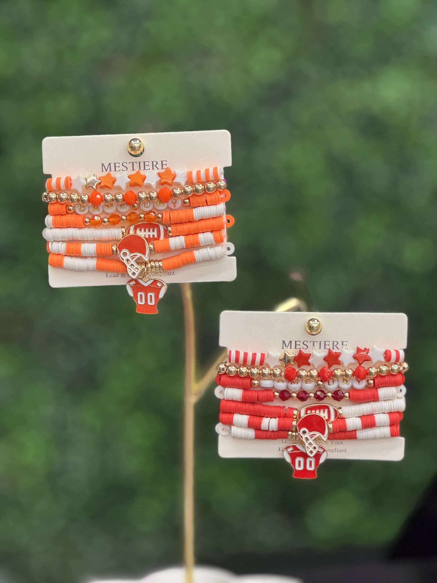 Gameday Set of 7 Football Stretch Bracelets — In Store — GDRW
