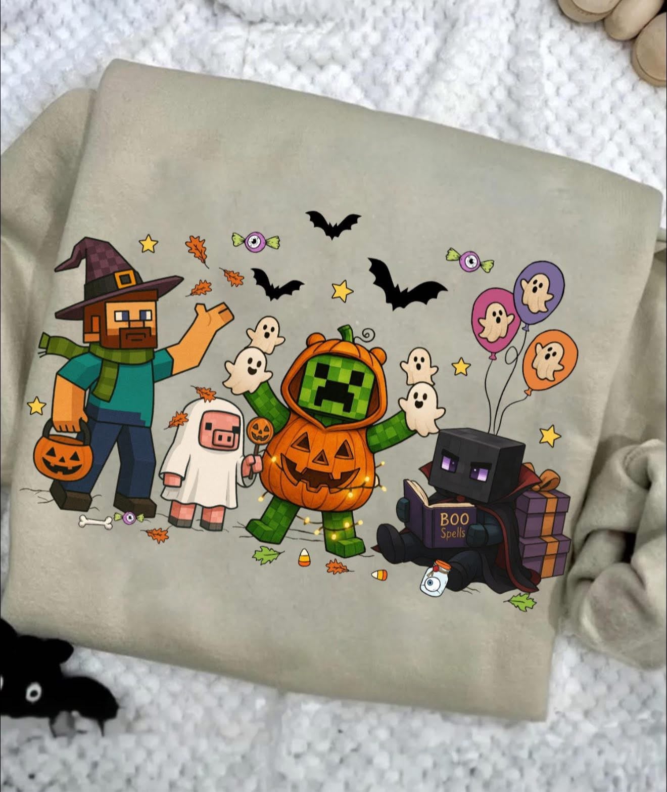 Minecraft Halloween - T SHIRT - (Jerzee/Gildan)
