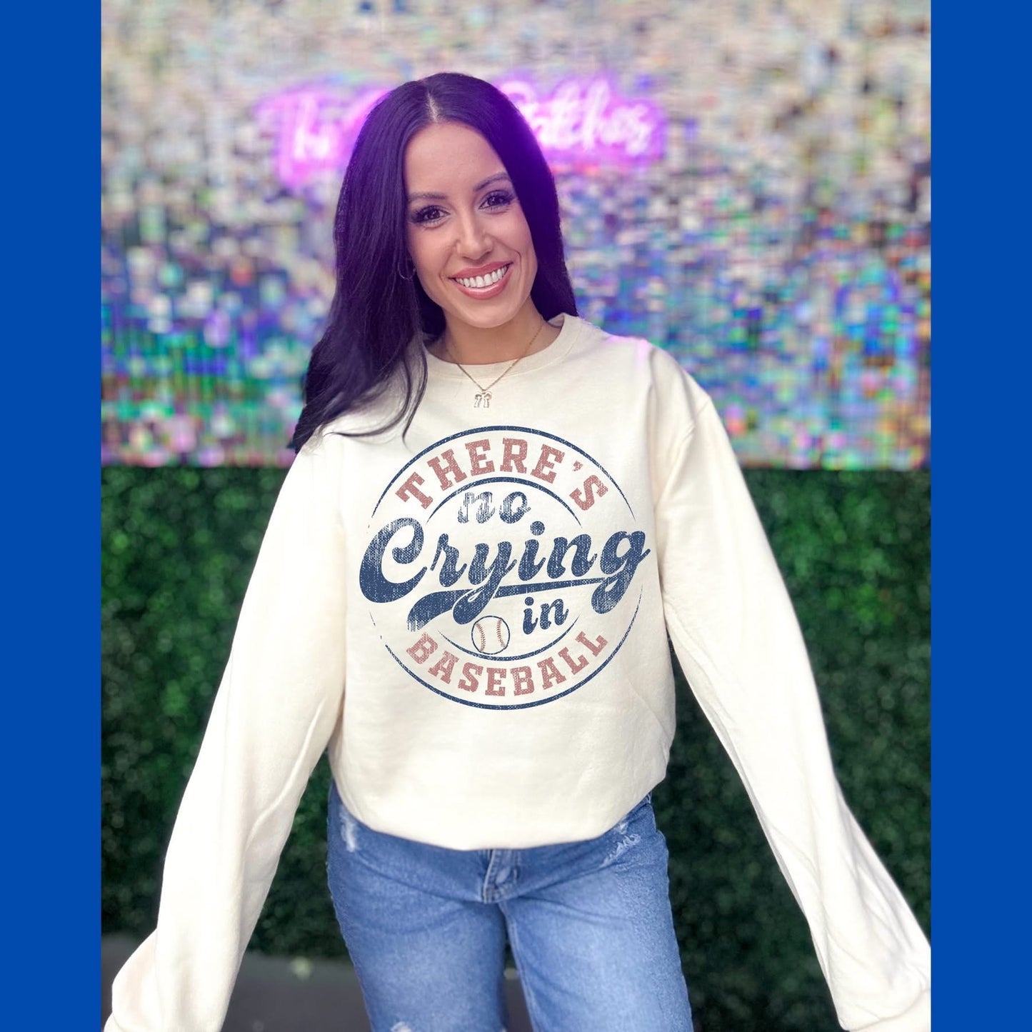 No Crying in Baseball - T SHIRT - (Comfort Color)