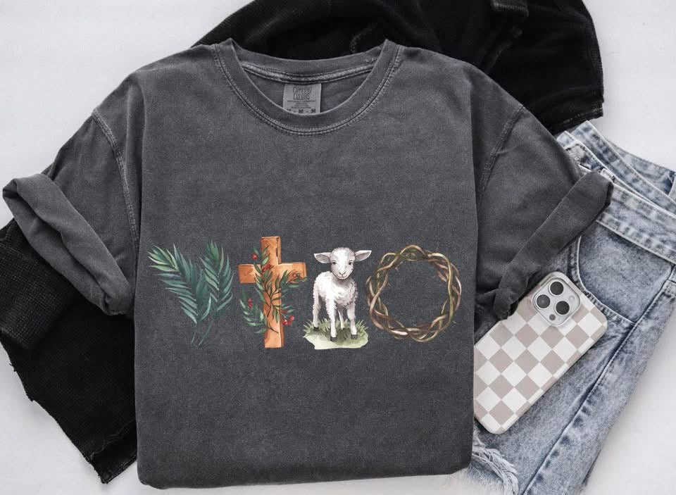 TRUE EASTER 🐣 - TSHIRT- (COMFORT COLOR/BELLA)