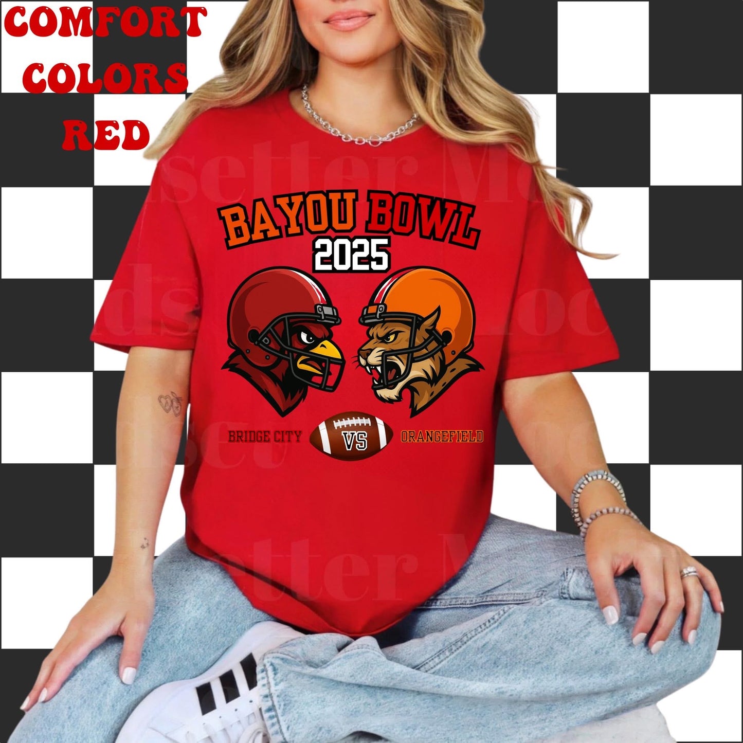 Bayou Bowl 2025 OF vs BC - T SHIRT - (Jeerzee/Gildan)