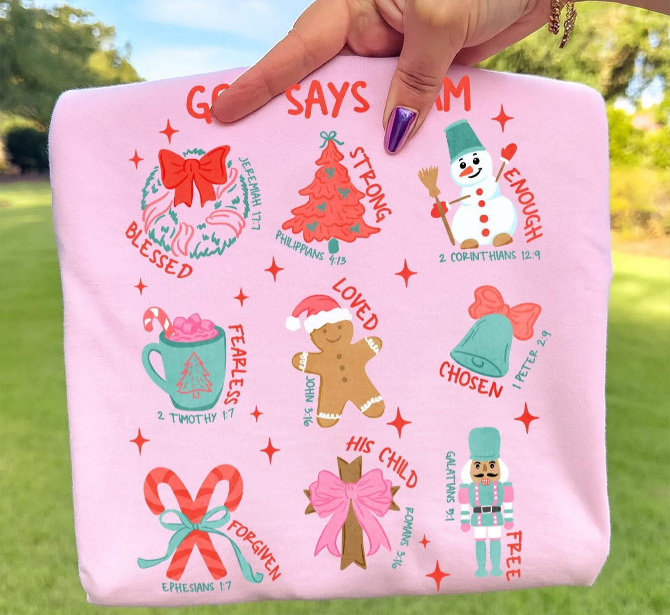 God Says I Am - T SHIRT - (Jerzee/Gildan)