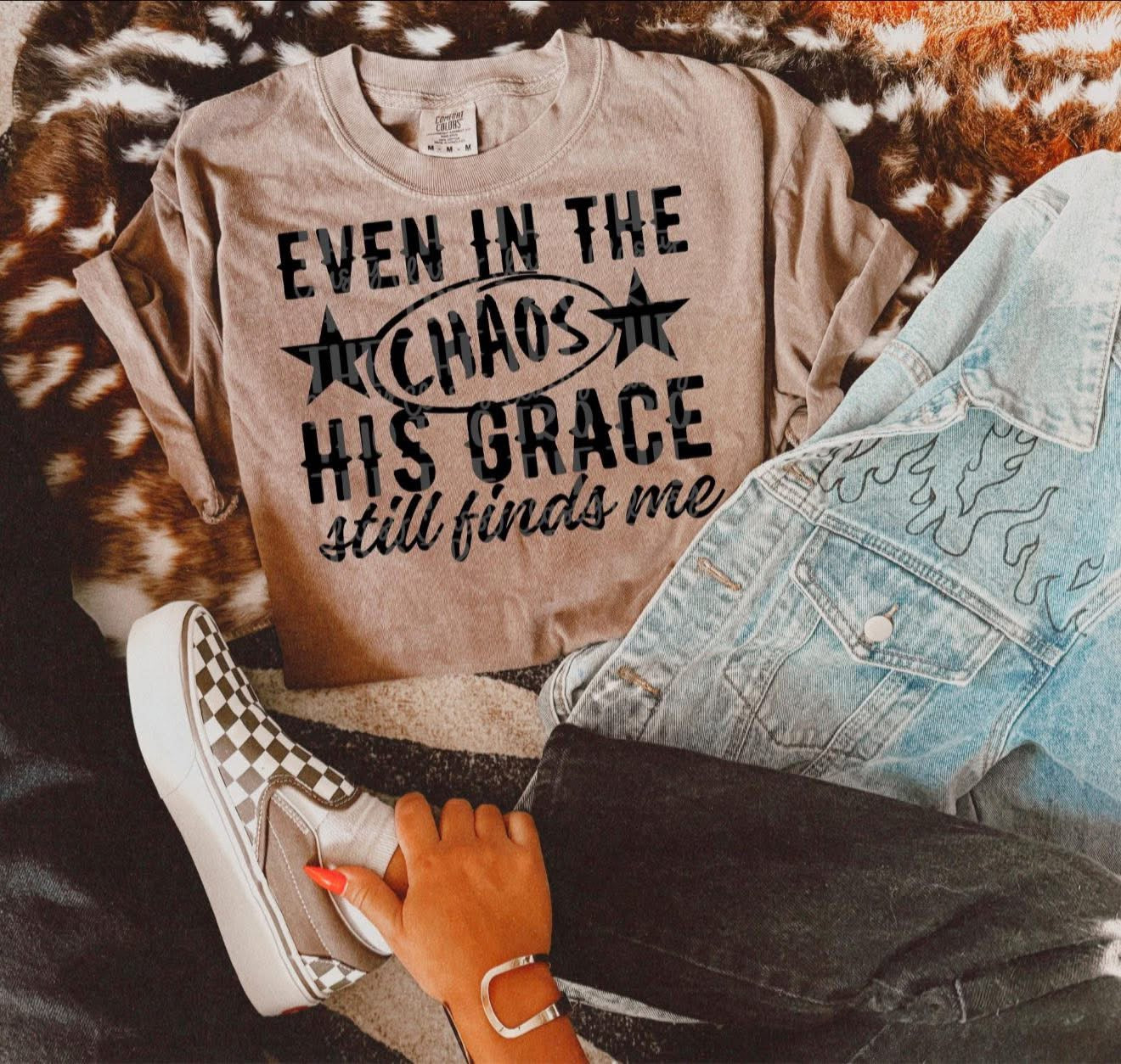 ...His Grace Still Finds Me - T SHIRT - (Jerzee/Gildan)