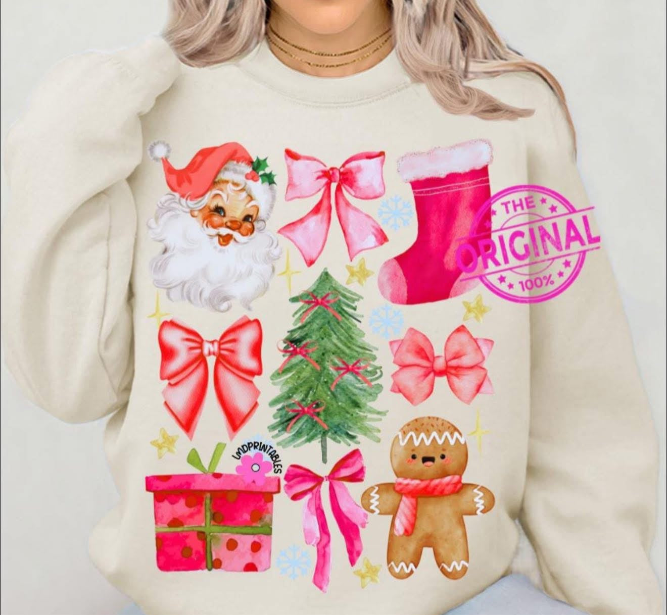 Christmas Collage- SWEATSHIRT - (Jerzee/Gildan)