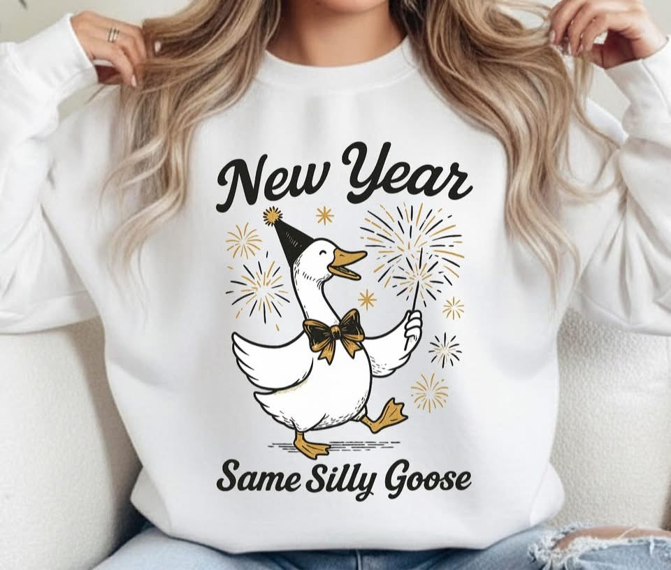 New Year- Same Silly Goose - (Bella/Comfort Color)