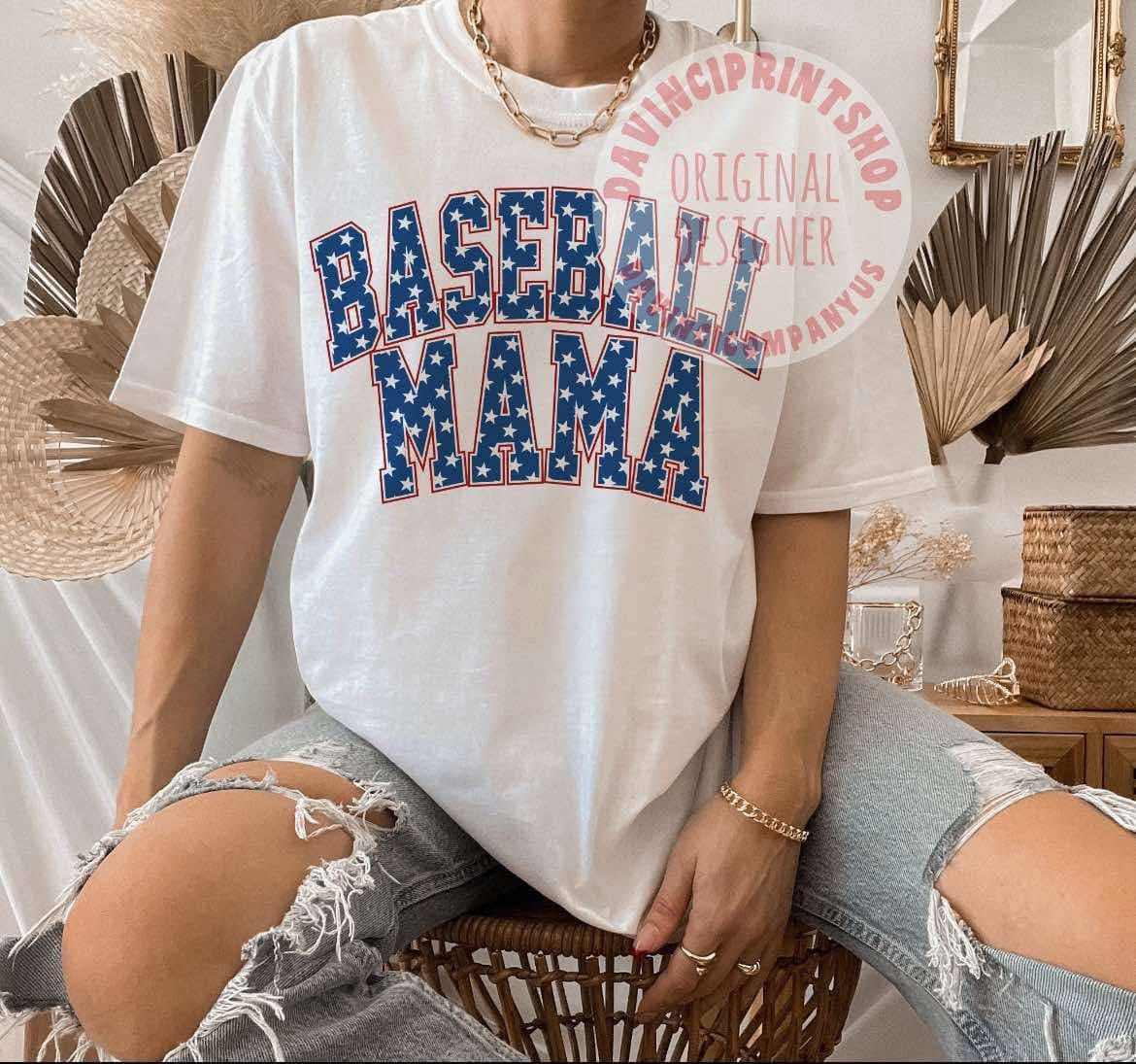 Baseball Mama - T SHIRT- (Comfort Color)