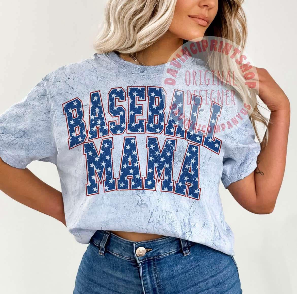 Baseball Mama - T SHIRT- (Comfort Color)