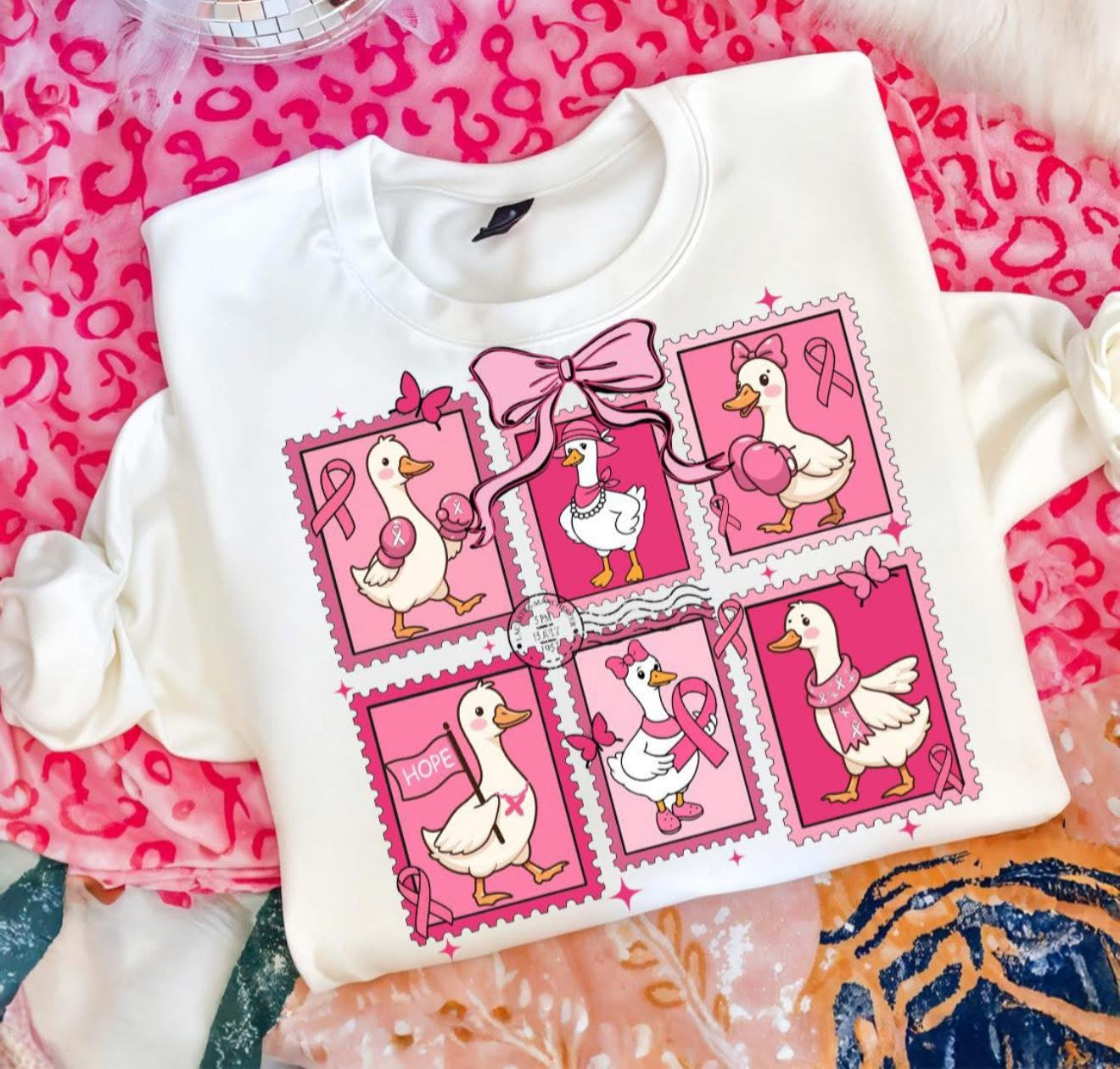 Breast Cancer Goose - T SHIRT - (Comfort Color)