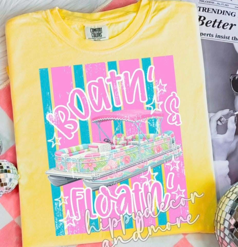 Bloatin’ & Floatin’- T SHIRT - (COMFORT COLOR/BELLA)